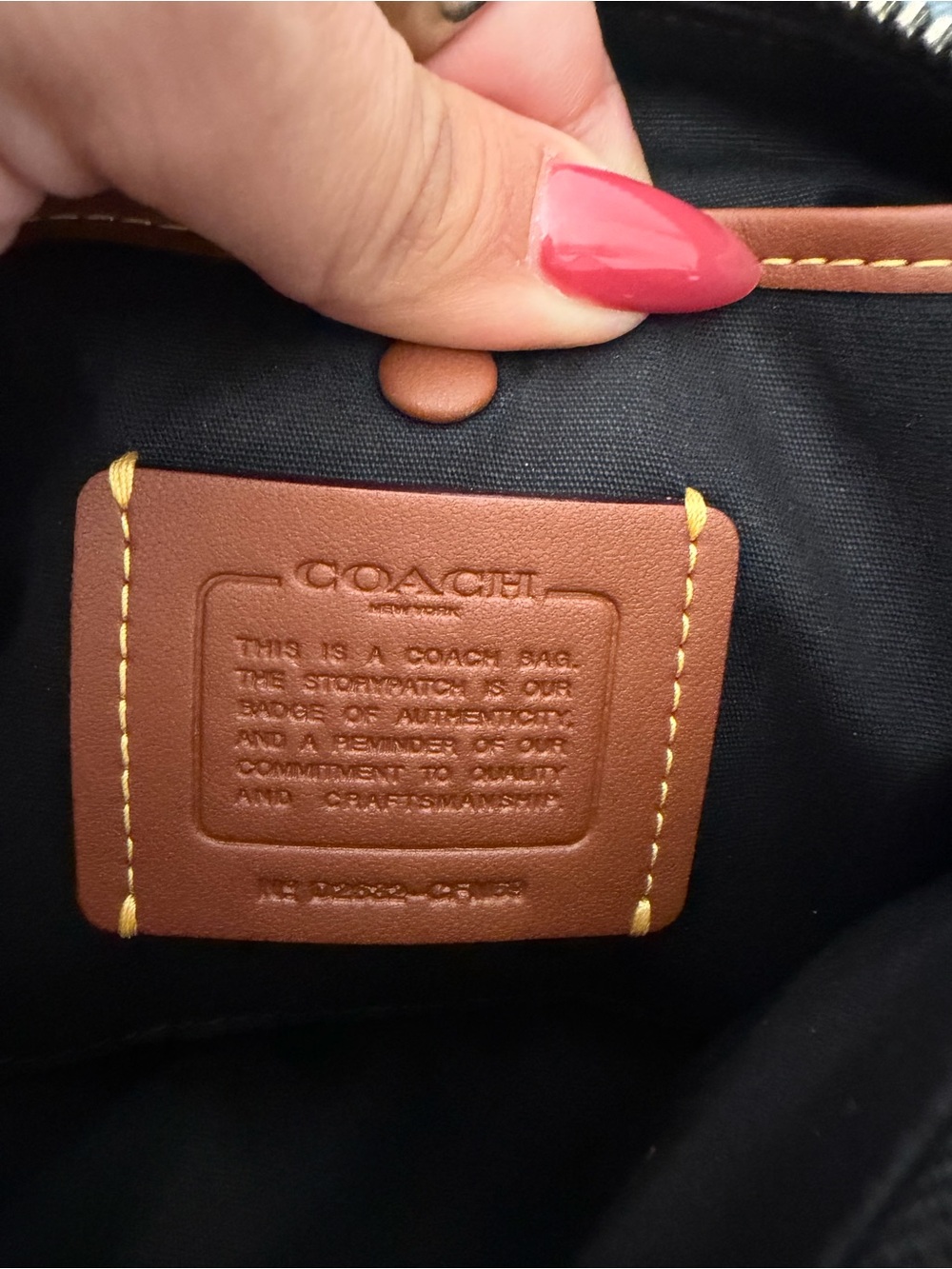 Coach Black Rhyder 24 Satchel with Removable Straps - Picture 6 of 11